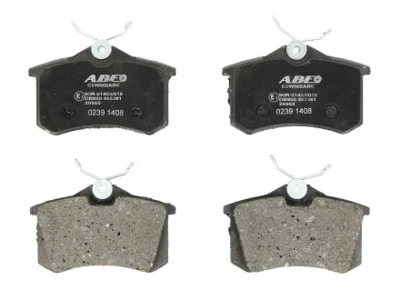 Тормозные колодки, дисковые ABE C2W002ABE
