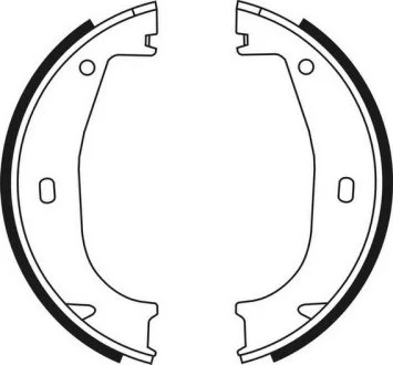 Тормозные колодки, барабанные ABE CRB001ABE