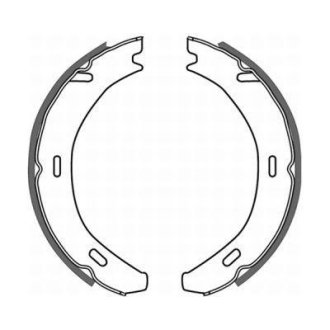 Тормозные колодки, барабанные ABE CRM002ABE