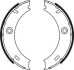 Тормозные колодки, барабанные ABE CRM003ABE (фото 1)