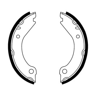 Тормозные колодки, барабанные ABE CRV000ABE