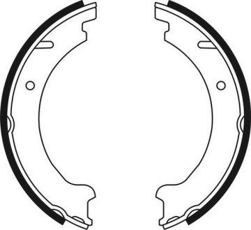 Тормозные колодки, барабанные ABE CRV002ABE