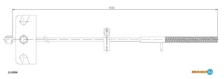Трос ручного гальма ADRIAUTO 11.0266