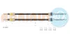 Трос гальмівний SMART Fortwo(2 pcs)R LH-RH "0,8-1,0 "07>> ADRIAUTO 2702651 (фото 1)