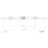 Трос тормозной RENAULT/DACIA Duster "11>> ADRIAUTO 4102012 (фото 1)