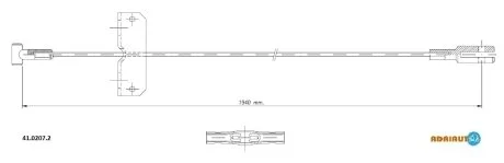 Трос зупиночних гальм ADRIAUTO 4102072