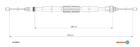 Трос ручника ADRIAUTO 4102641