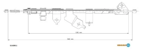 Трос ручника ADRIAUTO 5202831