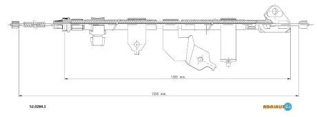 Трос зупиночних гальм ADRIAUTO 5202841