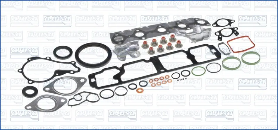 Комплект прокладок двигуна (без ГБЦ) Ford Focus III, Mondeo IV 1.6d Ajusa AJUSA 51047100 (фото 1)
