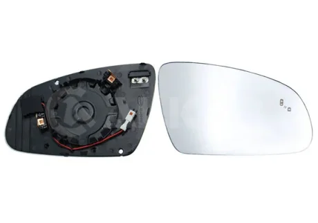 Скло дзеркала (з підігрівом) (R) Hyundai Kona EV 18- (контроль смуги) ALKAR 6436884