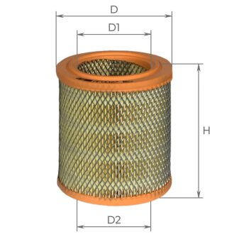 Фильтр воздушный Citroen Jumper I 1,9 D, Fiat Ducato 1,9 D, IVECO 49-10, Peugeot Boxer I 2,5 DT, Tata Sierra 1,9 TD Альфа ALPHA FILTER AF0027