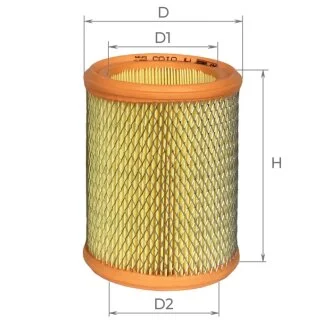 Фільтр повітряний ALPHA FILTER AF0103