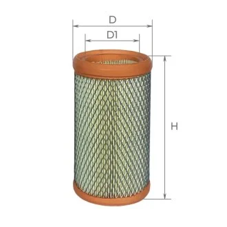 Фільтр повітряний NISSAN Kubistar; RENAULT Clio I, Clio II / Campus / Symbol, Kangoo / Express / Rapid, Twingo I, Twingo II Альфа ALPHA FILTER AF0210