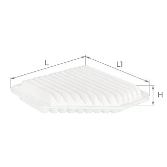 Фильтр воздушный Toyota Camry 2,4-2,5L 83-, Alphard 2,4L 08-, Venza 3,5L 08-, Rav 4 2,0-3,5L 05-, Corolla 1,8-2,4L 0  Альфа ALPHA FILTER AF1003