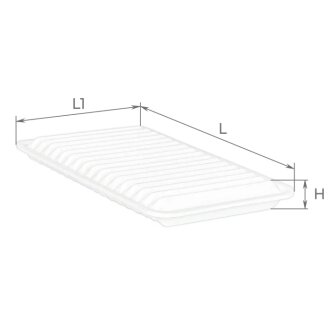 Фильтр воздушный ECO ALPHA FILTER AF1013