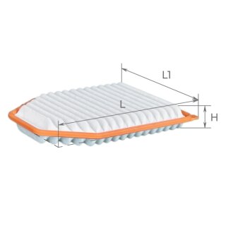 ЕФ повітряний (JEEP Wrangler III) ALPHA FILTER AF1014