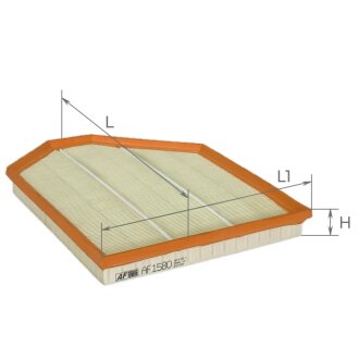 Фільтр повітряний BMW X3 (F25) 2.0/3.0 N20/N52 10-/X4 (F26) 2.0 N20 14-18 ALPHA FILTER AF1580