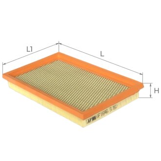 Фильтр воздушный (с сеткой) Subaru Forester, Impreza, Legacy(92-07) / Nissan Almera,Teana, Maxima, X-Trail (01-07) Альфа ALPHA FILTER AF1646S