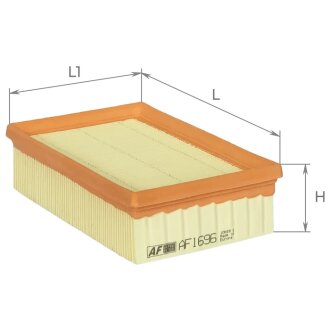 Фильтр воздушный Renault Laguna 2,0L 93-01, Safrane 2,0L 92-00 Альфа ALPHA FILTER AF1696
