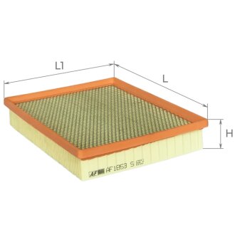 Фильтр воздушный (сетка) Opel Signum, Vectra C; Saab 9-3 (II/YS3F); Vauxhall Signum, Vectra MK2 Альфа ALPHA FILTER AF1853S