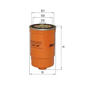 Фильтр топливный Hyundai Accent, Ix35, H1/KIA Cerato, Sorento 1.5CRDi, 2.5CRDI 02- Альфа ALPHA FILTER AF480