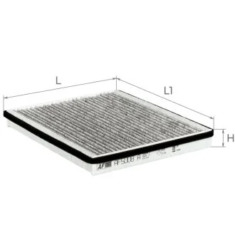 Фильтр салона ALPHA FILTER AF5008A