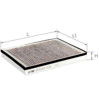 Фільтр салону ALPHA FILTER AF5043A