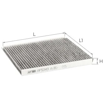 Фільтр салону ALPHA FILTER AF5049A