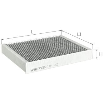 Фильтр салона (с акт углем) PORSCHE Cayenne II (92A); VOLKSWAGEN Touareg II (7P) Альфа ALPHA FILTER AF5055a