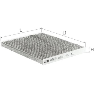 Фильтр салона (с акт углем)Hyundai Tucson 2,0Crdi/2,0-2,7L 04- / Kia Sportage 2,0Crdi/2,0-2,7L 04- Альфа ALPHA FILTER AF5074A