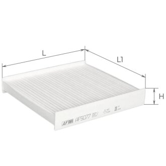 Фильтр салона Renault Logan(13-), Clio (12-), Sandero (12-), Duster (18-), Captur (13-) Альфа ALPHA FILTER AF5077