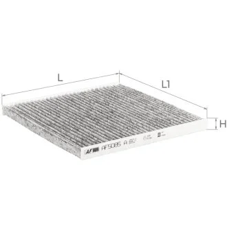 Фильтр салона (с акт углем)Toyota Camry 2,4-3,0L 01-05, FJ Cruiser 4,0L 10-, Alphard 2,4-3,0L 03-08 / Lexus RX 3,0-3,5L 03-08 (AF5085a) Альфа ALPHA FILTER AF5085A