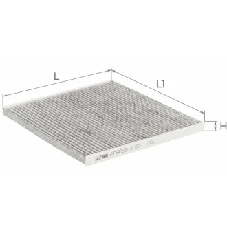 Фильтр салона (с акт углем)Nissan Murano 2,5-3,5L 08-, Teana 2,5-3,5L 08- (AF5088a) Альфа ALPHA FILTER AF5088A