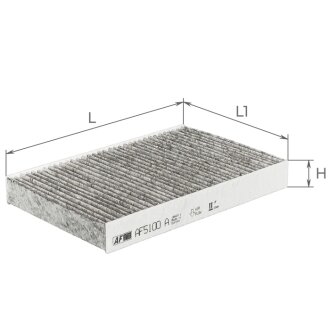 Фильтр салона (с акт углем)Renault Fluence 1,5-2,0L/1,5Dci 10- / Nissan Juke 1,2-1,6L 10- Альфа ALPHA FILTER AF5100a