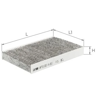 Фільтр салону ALPHA FILTER AF5100a