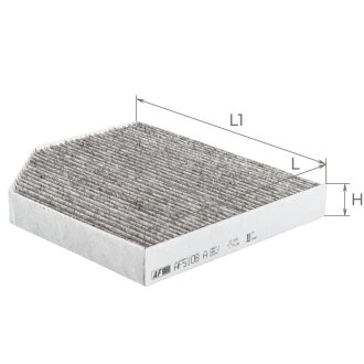 Фильтр салона (с акт углем) Audi A4, A5, Q5 Альфа ALPHA FILTER AF5108a