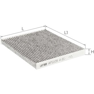 Фильтр салона угольный ALPHA FILTER AF5109A