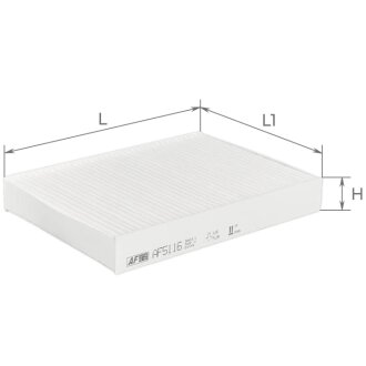 Фильтр салона Renault Trafic 1.6Dci (14-), Scenic (09-)/Nissan NV300 1.6Dci/Opel Vivaro B 1.6Dci Альфа ALPHA FILTER AF5116