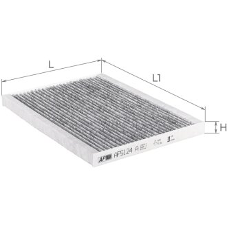 Фильтр салона (с акт углем) SUZUKI Grand Vitara Альфа ALPHA FILTER AF5124a