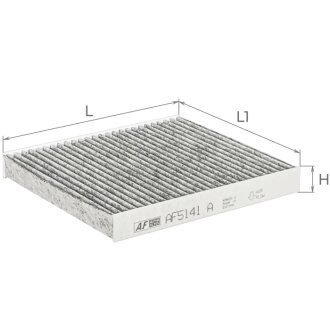 Фильтр салона (с акт углем) KIA Soul I (AM) Альфа ALPHA FILTER AF5141A
