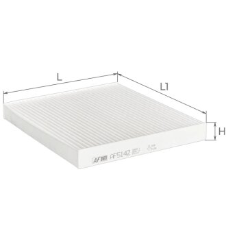 Фільтр салону Hyundai Grandeur 2,2Crdi/3,3L 05-11, Santa Fe 2,0-2,2Crdi/2,7L 06-09, Sonata 2,0-2,2Crdi/2,0-3,3L 05 Альфа ALPHA FILTER AF5142