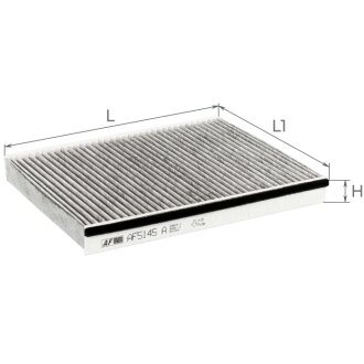 Фильтр салона (с акт углем) CITROEN Xsara Coupe/ Picasso Альфа ALPHA FILTER AF5145a