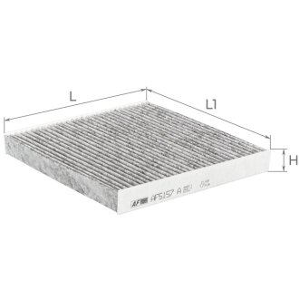 Фільтр салону ALPHA FILTER AF5157A