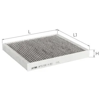 Фільтр салону вугільний ALPHA FILTER AF5158A