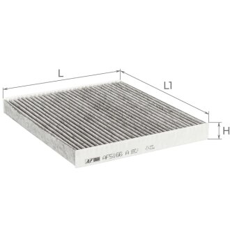 Фильтр салона (с акт углем) OPEL Meriva A; VAUXHALL Meriva A Альфа ALPHA FILTER AF5166a