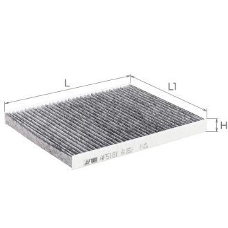 Фильтр салона (с акт углем)Hyundai ix20 1,4-1,6L/1,4-1,6Crdi 10- / Kia Venga 1,4-1,6L/1,4-1,6Crdi 10- Альфа ALPHA FILTER AF5181a