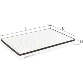 Фільтр салону ALPHA FILTER AF5187