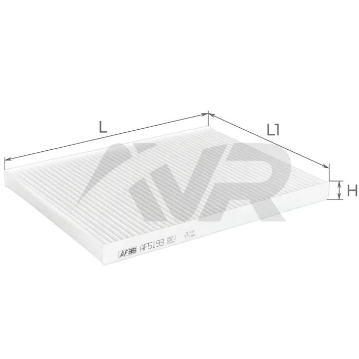 Фільтр салону ALPHA FILTER AF5193 (фото 1)