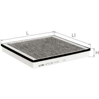 Фільтр салону ALPHA FILTER AF5196A